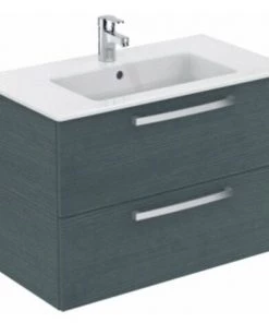 Ideal Standard Tiempo Meuble Sous-lavabo 55x80x44cm Chêne Gris - Chêne Gris
