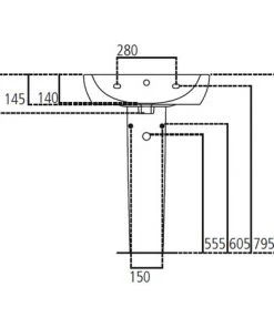 IDEAL STANDARD Lavabo Suspendu 60X49.5 En Céramique Dolomite Gemma 2 -IDEAL STANDARD Soldes 2022 71207914 5