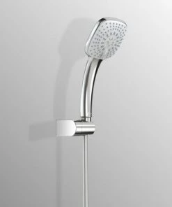 IDEAL STANDARD Set De Douche Duplex Abs Chrome Avec Douchette Multifonction Carrée