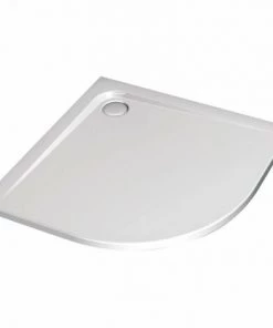 Receveur De Douche Ultra Flat 80x80 H4 Avec Côté Incurvé Ideal Standard Avec Traitement Idea Grip