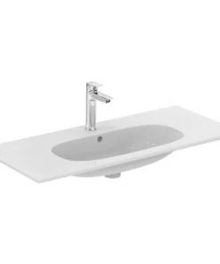 Ideal Standard Tesi 102X45 Vasque Céramique Suspendue à Poser Avec Plan