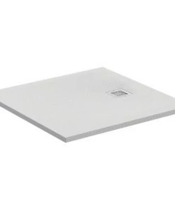 Receveur De Douche Carré Effet Pierre 100x100 Ideal Standard Ultra Flat S - Bonde NON Incluse