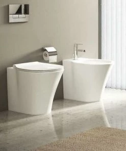 Sanitaires Dos Au Mur Ideal Standard Connect Air AquaBlade Avec évacuation Traduite Et Siège à Fermeture Amortie