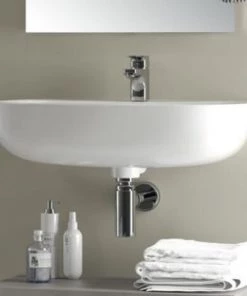 Ideal Standard Lavabo Suspendu Moderne Esedra Cm 55 -IDEAL STANDARD Soldes 2022 71316898 2