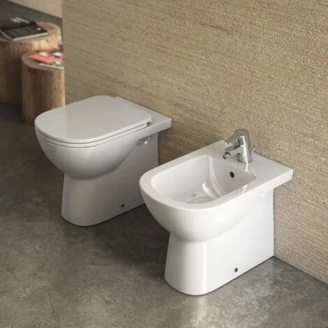 IDEAL STANDARD WC Dos Au Mur Dolomite Gemma 2 Avec Siège à Fermeture Amortie 4 IDEAL STANDARD WC Dos Au Mur Dolomite Gemma 2 Avec Siège à Fermeture Amortie – Image 2