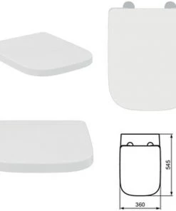 Sanitaires à Fleur De Mur Avec Abattant à Fermeture Traditionnelle, Collection Life Ideal Standard 10 Sanitaires à Fleur De Mur Avec Abattant à Fermeture Traditionnelle, Collection Life Ideal Standard -IDEAL STANDARD Soldes 2022 71639020 4