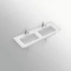 Lavabo 120 Cm Suspendu à Double Vasque Cache Bonde En Céramique Ideal Standard Strada II 1 Lavabo 120 Cm Suspendu à Double Vasque Cache Bonde En Céramique Ideal Standard Strada II -IDEAL STANDARD Soldes 2022 71699716 1