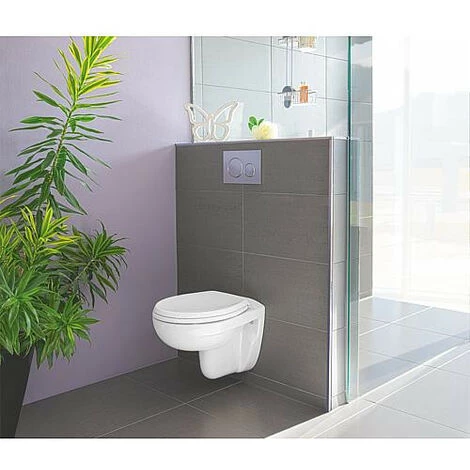 WC Mural Ideal Standard Eurovit, Sans Bord De Rincage Blanc 5 WC Mural Ideal Standard Eurovit, Sans Bord De Rincage Blanc – Image 3