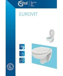 WC Mural Ideal Standard Eurovit, Sans Bord De Rincage Blanc 10 WC Mural Ideal Standard Eurovit, Sans Bord De Rincage Blanc -IDEAL STANDARD Soldes 2022 7881940 4