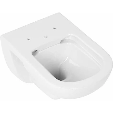 WC Mural Ideal Standard Eurovit Plus, Sans Bord De Rincage, Blanc 4 WC Mural Ideal Standard Eurovit Plus, Sans Bord De Rincage, Blanc – Image 2