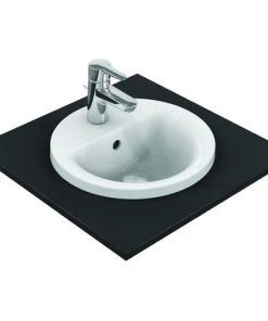 Ideal Standard CONNECT Connect Lavabo à Encastrer Rond 380 X 165 X 380 Mm,blanc (E504101) -IDEAL STANDARD Soldes 2022 9357386 3