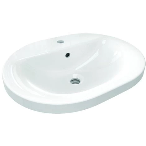 Ideal Standard Connect Lavabo à Encastrer Ovale 550 X 430 X 175 Mm, Blanc (E503901) 3 Ideal Standard Connect Lavabo à Encastrer Ovale 550 X 430 X 175 Mm, Blanc (E503901)