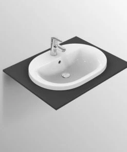 Ideal Standard Connect Lavabo à Encastrer Ovale 550 X 430 X 175 Mm, Blanc (E503901) 9 Ideal Standard Connect Lavabo à Encastrer Ovale 550 X 430 X 175 Mm, Blanc (E503901) -IDEAL STANDARD Soldes 2022 9357393 4
