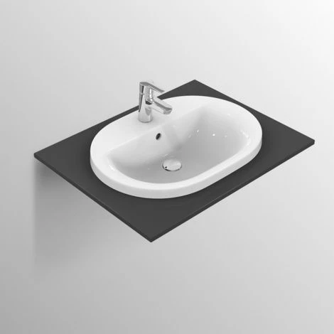 Ideal Standard Connect Lavabo à Encastrer Ovale 550 X 430 X 175 Mm, Blanc (E503901) 6 Ideal Standard Connect Lavabo à Encastrer Ovale 550 X 430 X 175 Mm, Blanc (E503901) – Image 4