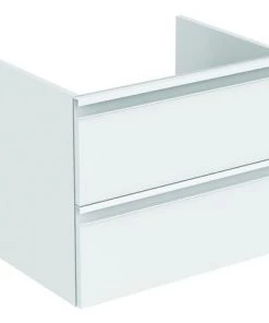 Ideal Standard TESI Meuble Pour Lavabo 60 X 44 X (H) 49 Cm Couleur Voil De Bleu Mat (T0050WI)