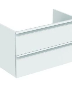 Ideal Standard TESI Meuble Pour Lavabo 80 X 44 X (H) 49 Cm Couleur Gris Plume Brillant (T0051PH) -IDEAL STANDARD Soldes 2022 9357499 3